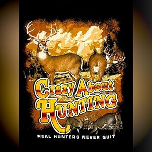 Vintage Y2K Hunting Deer Crewneck Size Large